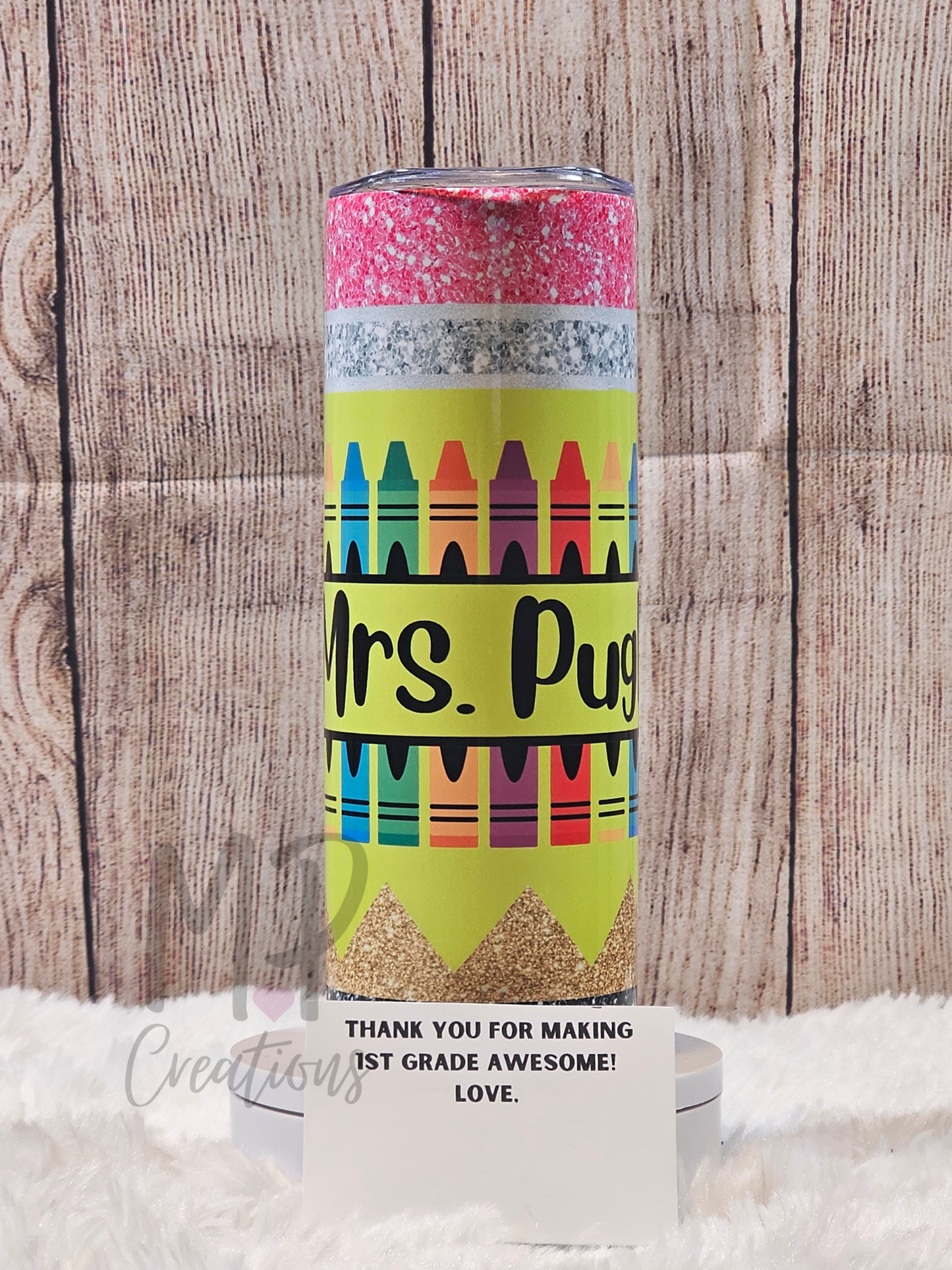 Personalized Teacher Pencil - It Takes A Big Heart To Shape Little Minds