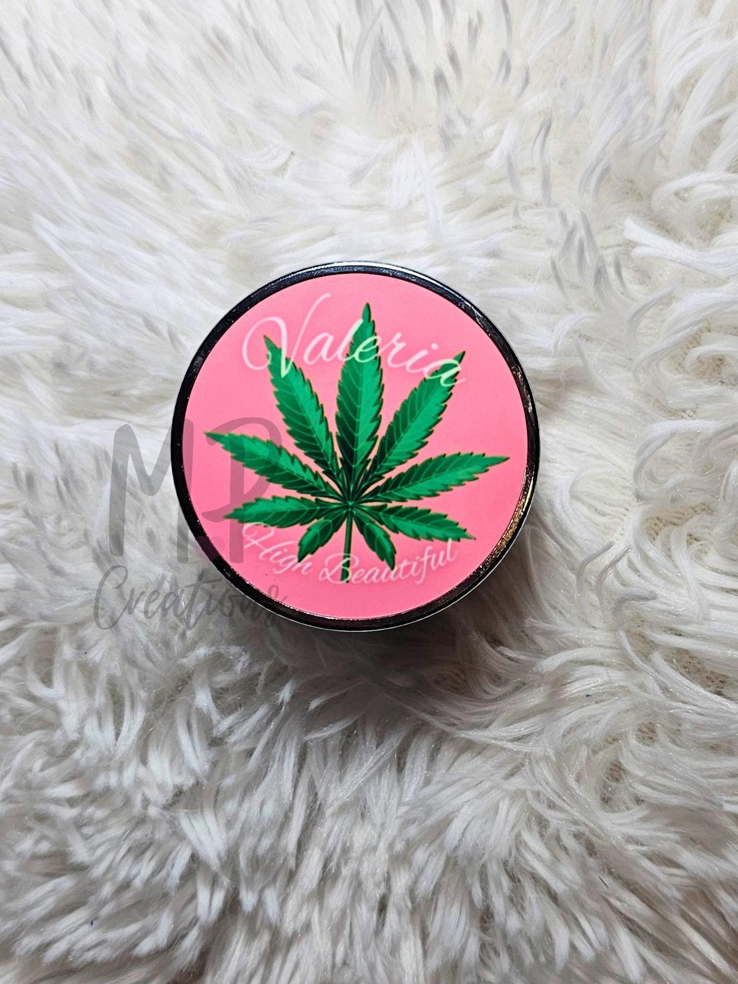 Customized "High Beautiful" with name 5 piece Grinder