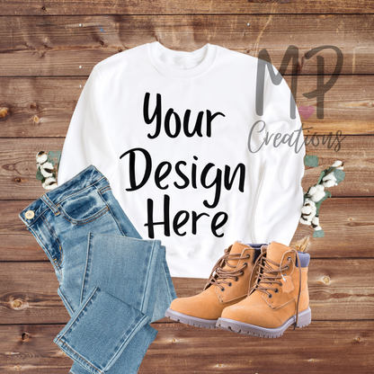 Custom Adult Crewneck Sweatshirt