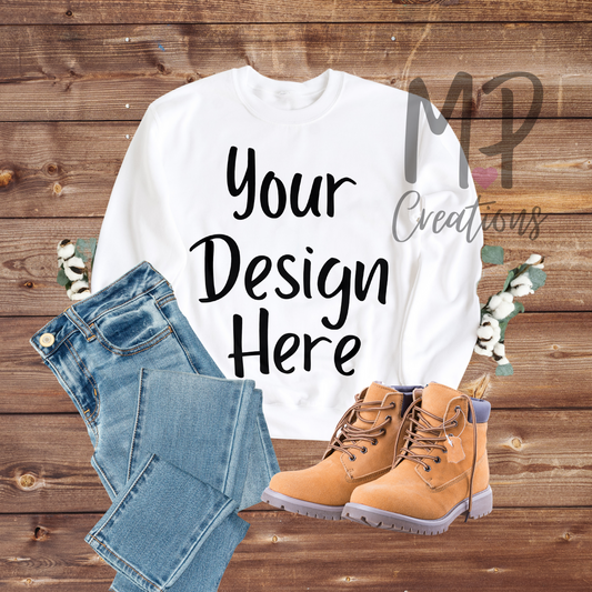 Custom Adult Crewneck Sweatshirt