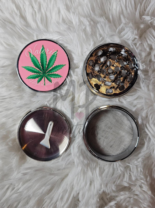 Customized "High Beautiful" with name 5 piece Grinder